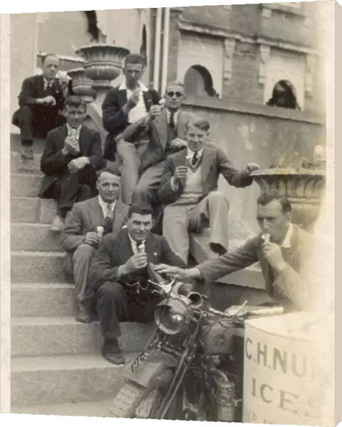Men Eat Ice Cream 1930S