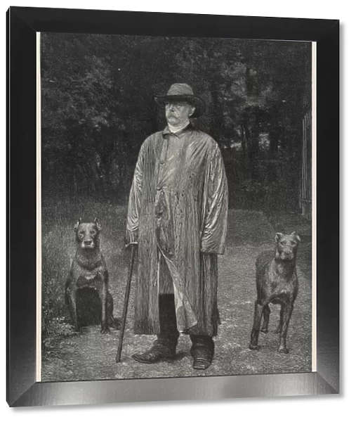 Bismarck with Dogs 1887