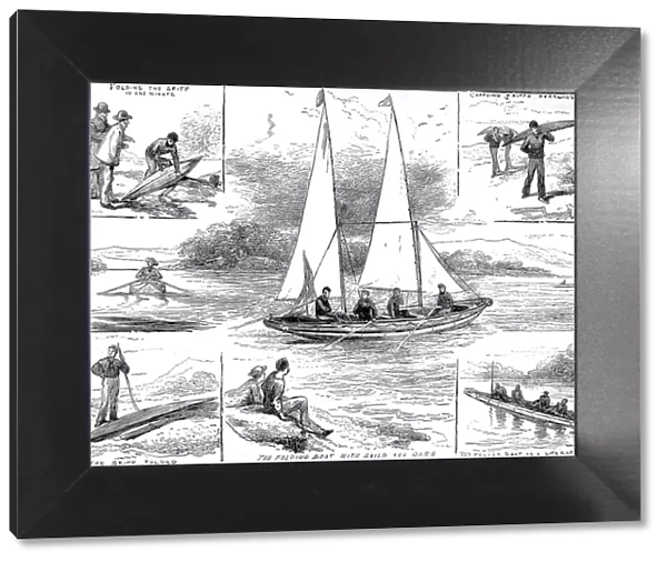 Admiral McDonalds Folding Boat, 1878