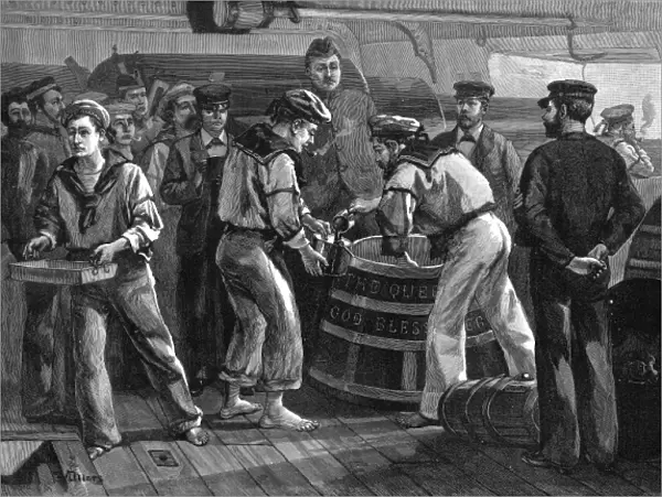 Celebrating the Jubilee on Board a Man of War - Extra Ration