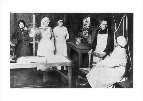 Marie Curie with Nurses