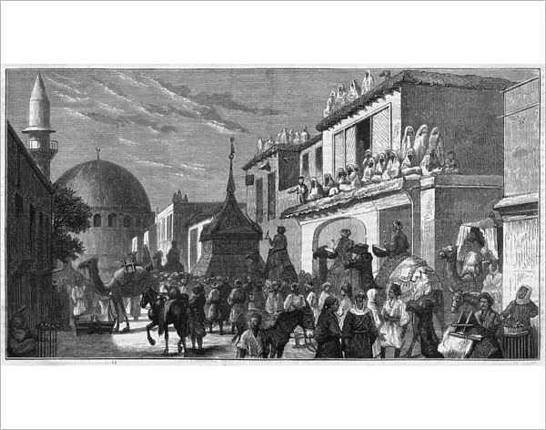 Pilgrims at Damascus