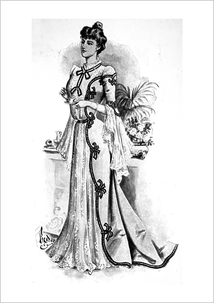 Ladies Tea-gown Fashion, 1899