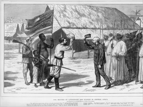 The Meeting of Stanley and Livingstone in Tanganyika, 1871