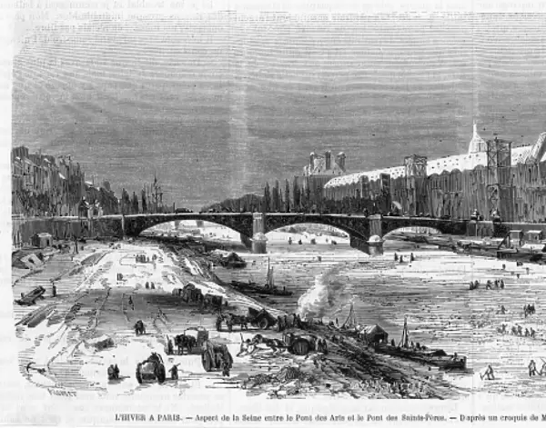 Seine Frozen 1868