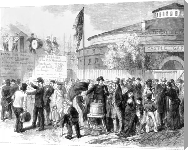 Union Recruitment in New York; American Civil War, 1864