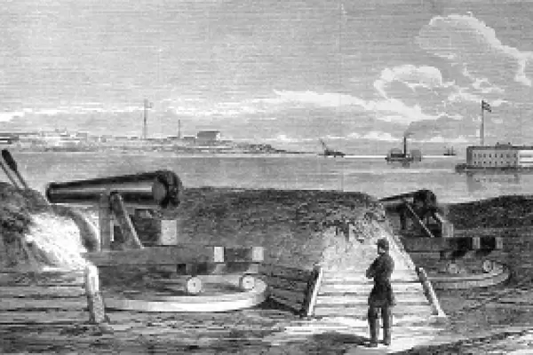 The Defences of Charleston; American Civil War, 1863