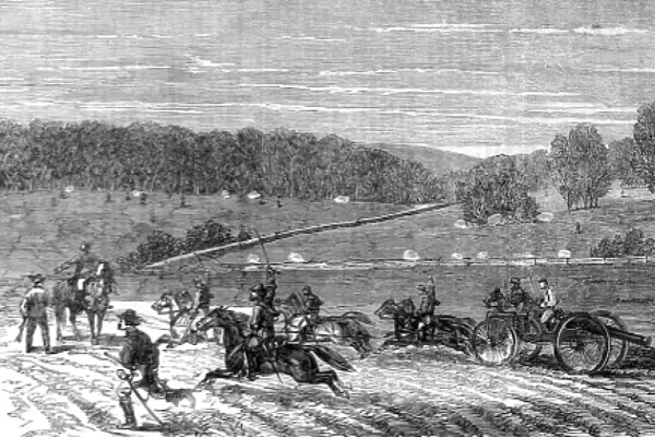 The Federal Army advance in Virginia; American Civil War, 18