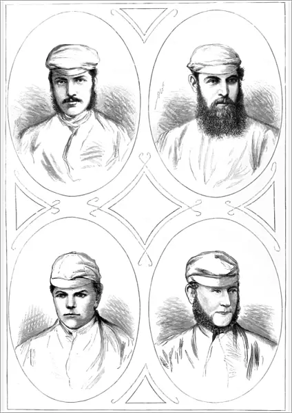 Four leading cricketers of 1874