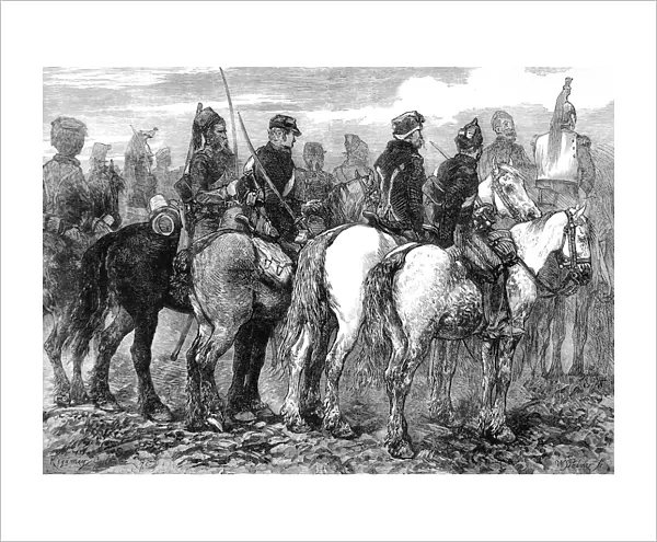 A Squadron of Cavalry from General Chanzys Army; Franco-Pru