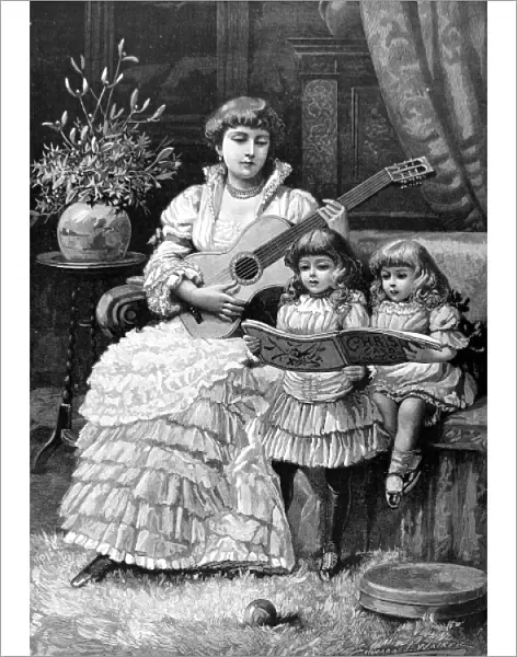 Christmas Carols in a Victorian Household, 1885
