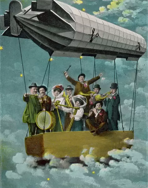 Musicians in Airship