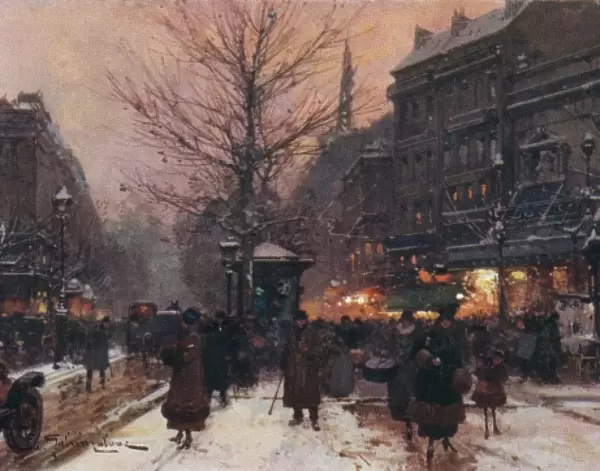 Paris  /  Street  /  Snow 1925