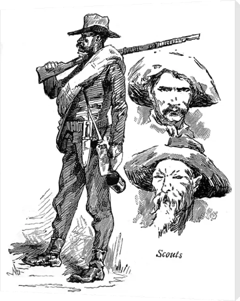 US Army Scouts; Arizona, 1887