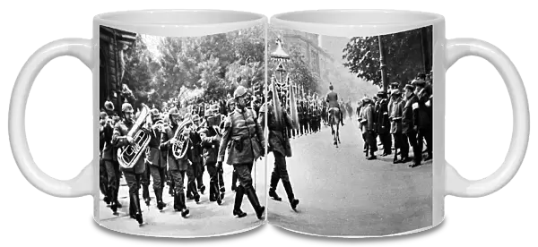German regiments in Warsaw