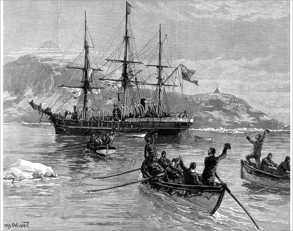 The Crew of the Eira Arctic Expedition reach safety, 1882
