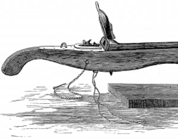 Whale Gun and Snow-shoe, 1875