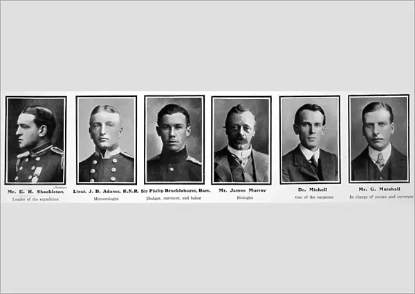 Members of 1914 Antarctic expedition