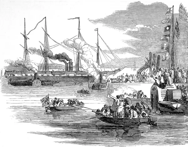 Departure of the Great Britain from Liverpool, 1852