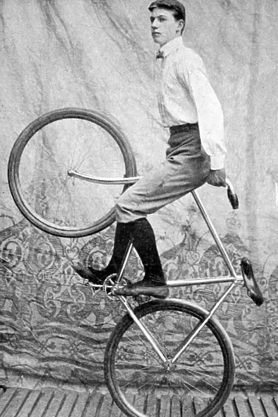 Kaufmann Trick cyclist at the London Hippodrome, 1901