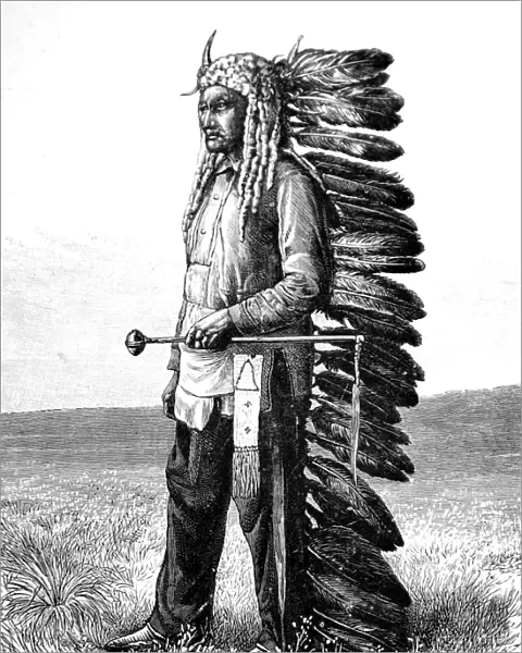 American Indians. Sitting Bull, Chief of the Sioux