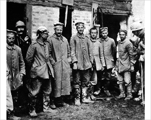 German prisoners taken by the French