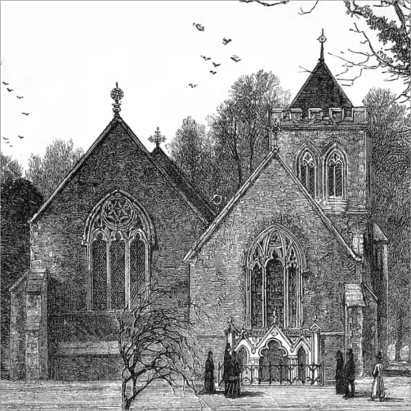 Hughenden Church, 1881