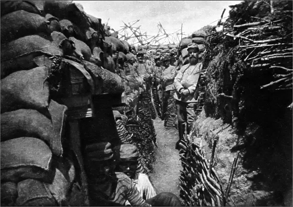 A recaptured French trench