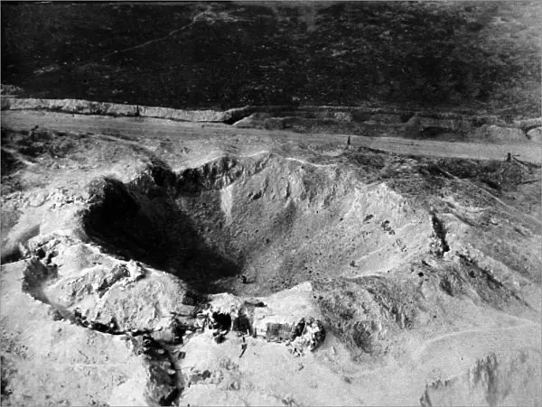 Mine crater