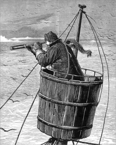 The Look-Out or Crows Nest, British Arctic Expedition, 18