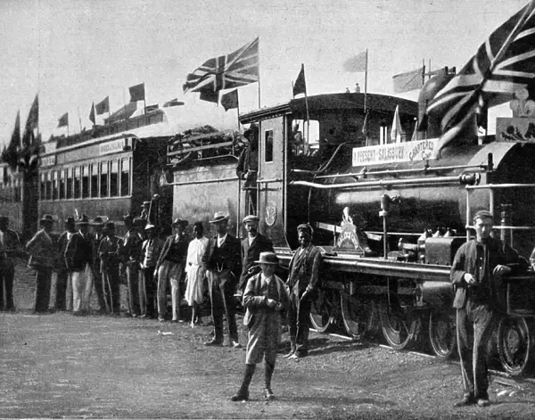 Cape to Ciaro railway, the first engine to reach Salisbury