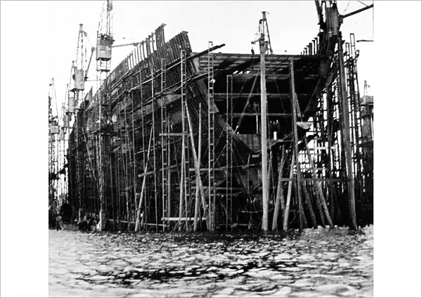 R. M. S. Queen Mary, Clydebank, December 1931