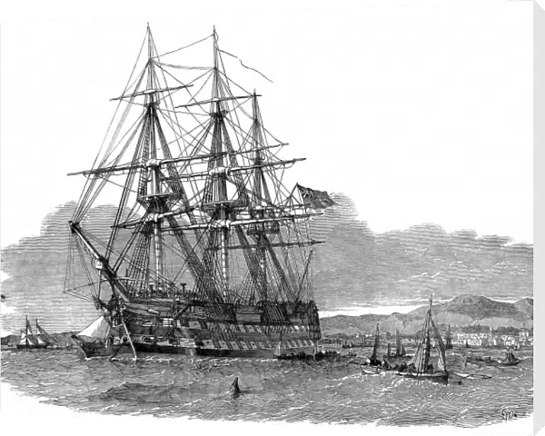The Emigrant Ship Hercules off Cambelton, Scotland, 1853
