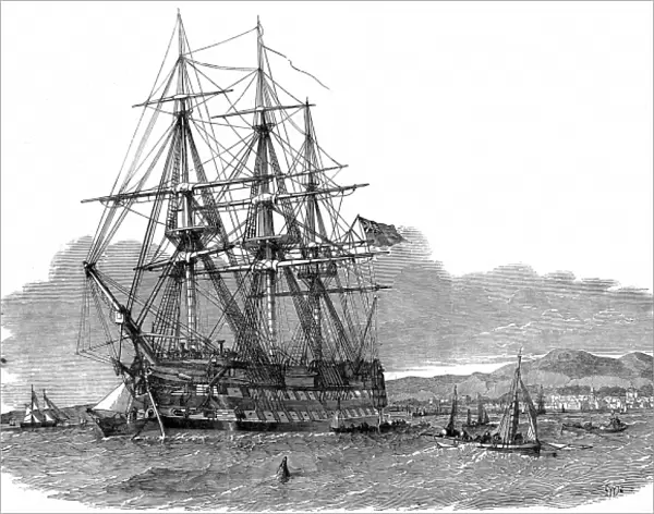 The Emigrant Ship Hercules off Cambelton, Scotland, 1853