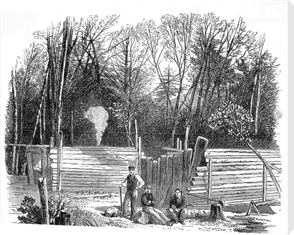 American Indians. The Sugar Camp
