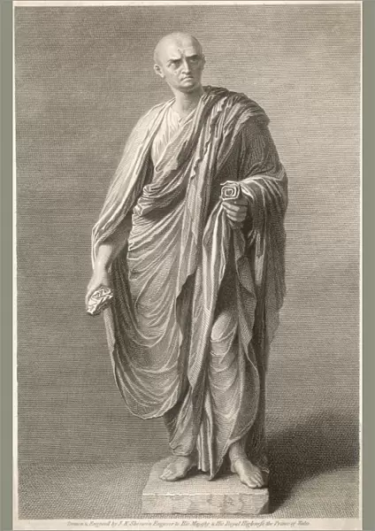 CICERO. MARCUS TULLIUS a commemorative statue to the Roman writer, statesman and orator