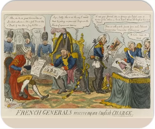 French Generals receiving an English Charge