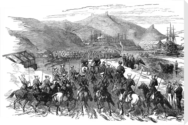 Russian Cavalry Entering Balaklava, end of the Crimean War