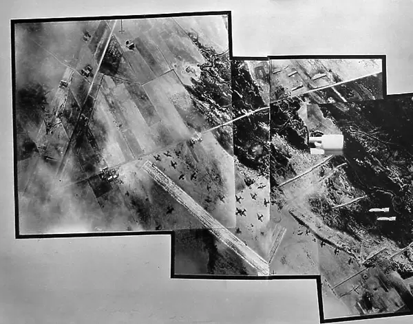 Aerial Photograph of Stavanger Airfield; Second World War, 1