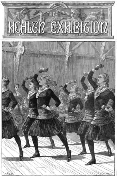 Girls doing Gymnastics, 1884