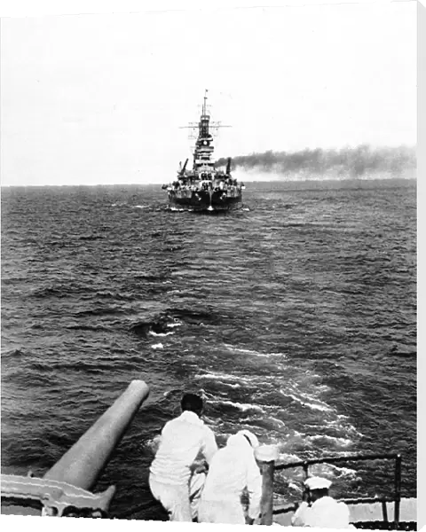 USS Pennsylvania at sea, 1921