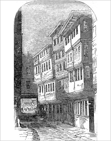 Old Chambers in Middle Temple Lane, London, 1857