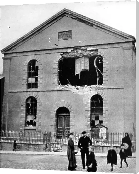 Baptist chapel in Hartlepool hit by German east coast raid - WWI