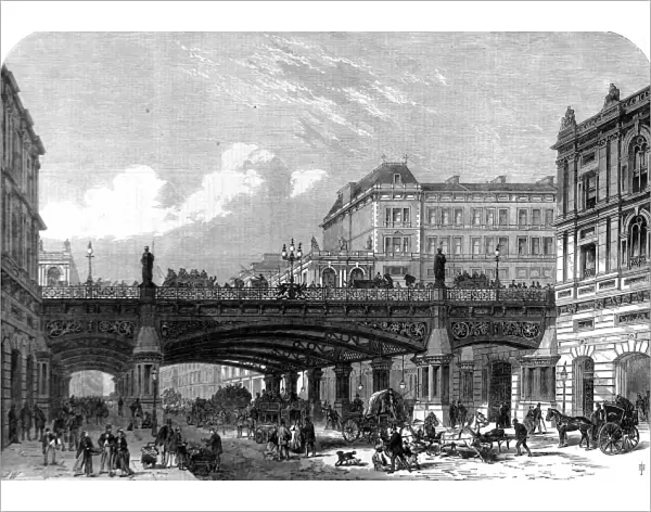 The Holborn Valley Viaduct, London, 1867