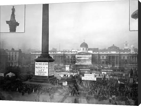 War Loan Campaign in Trafalgar Square, London, 1918
