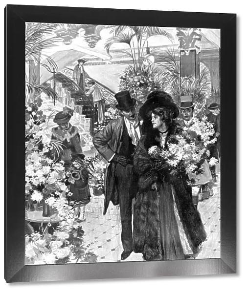The Flower Department, Harrods, London, 1906