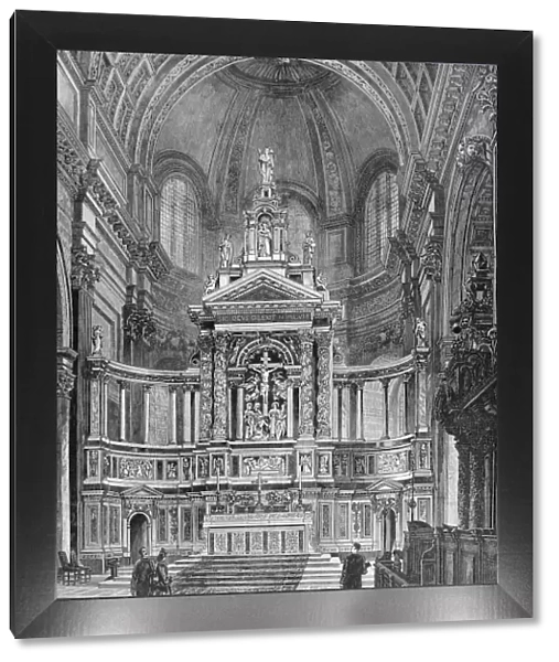The Reredos of St. Pauls Cathedral, London, 1888