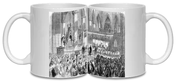 Choral Marriage at Westminster Abbey, London, 1859