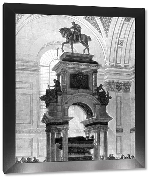Duke of Wellington Monument, St. Pauls Cathedral, 1878
