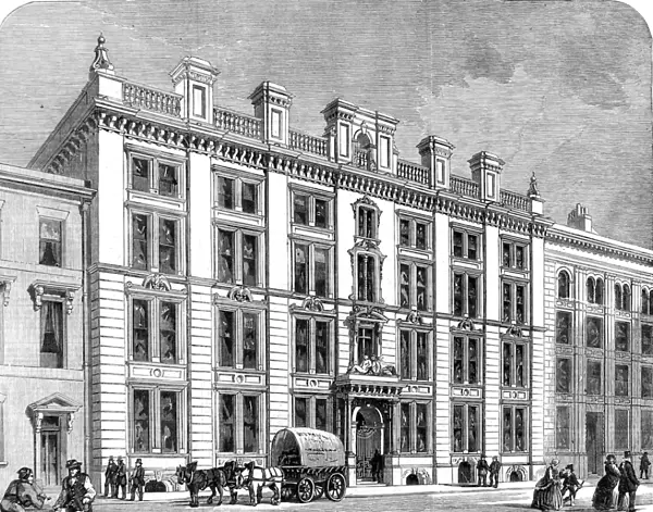 Offices and Sales-Rooms, Mincing Lane, London, 1860